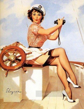 Pin up Painting - Gil Elvgren pin up 70